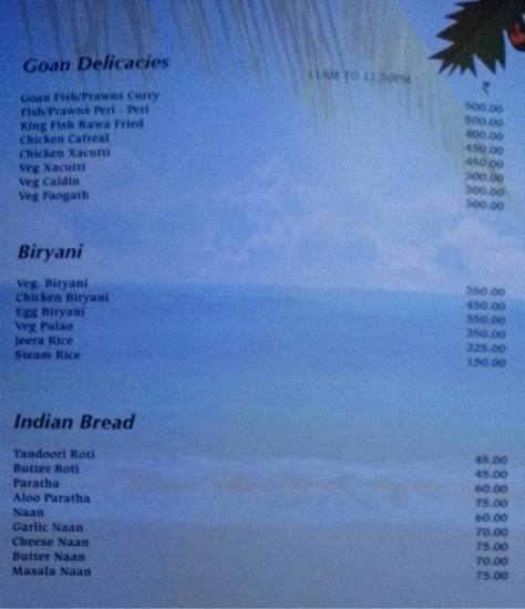 La shack menu