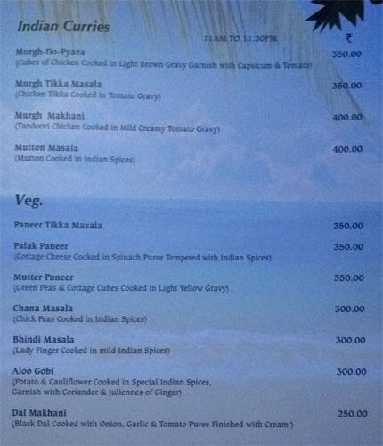 La shack menu
