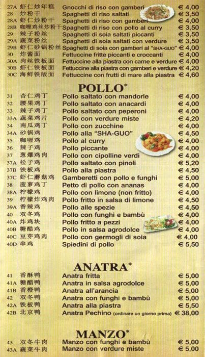 Menu di Il Buongustaio 