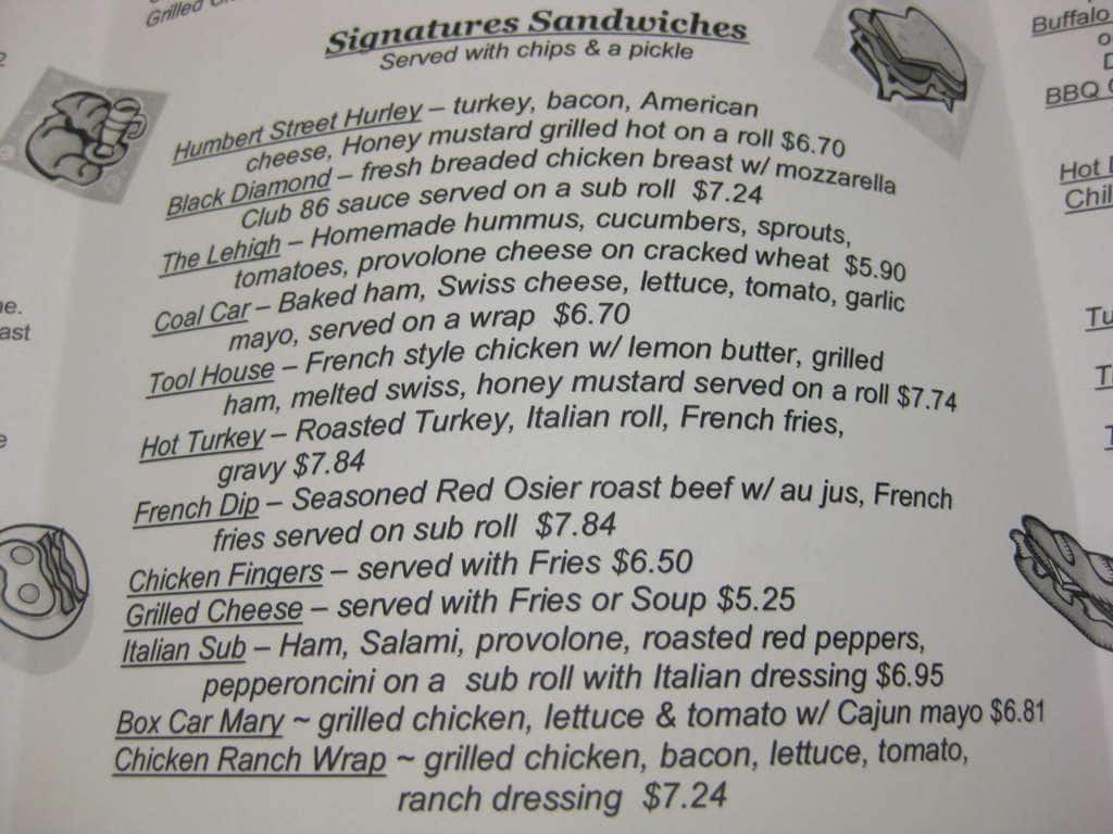 Menu at Bagels and Cakes by Club 86, Geneva