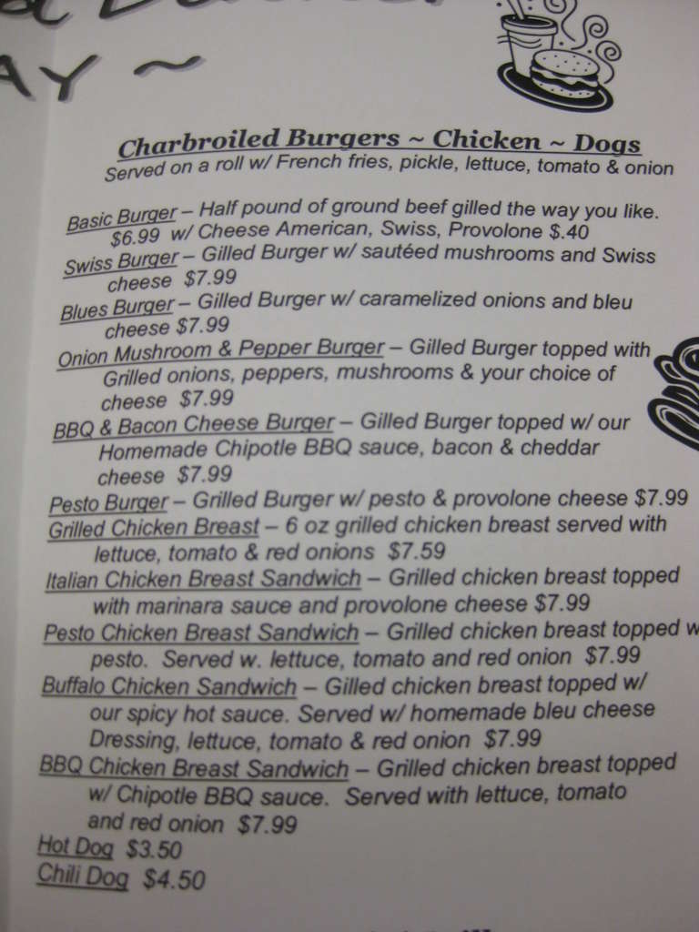 Menu at Bagels and Cakes by Club 86, Geneva