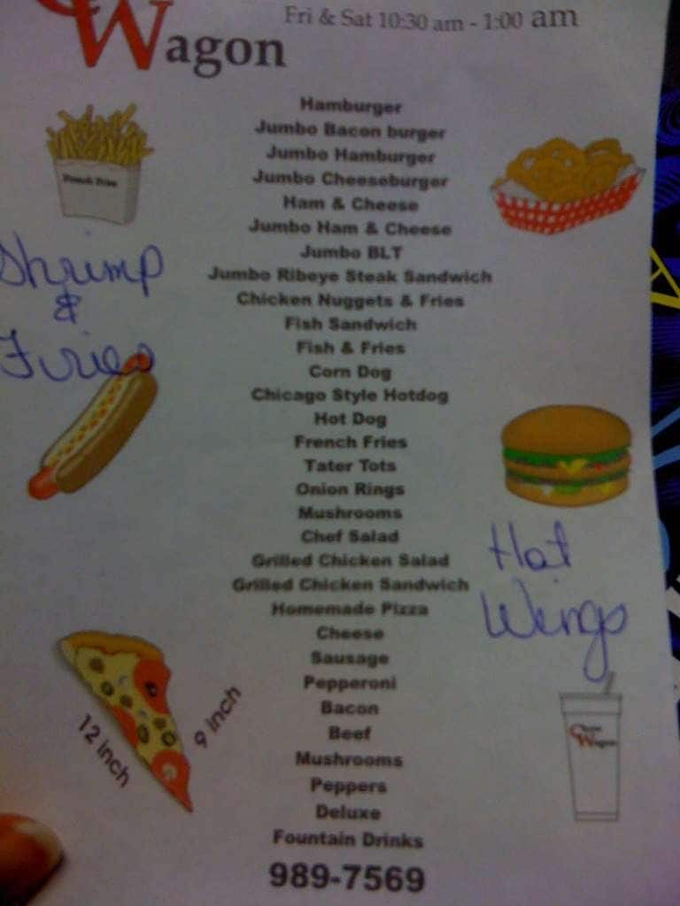 Chow Wagon Menu Menu For Chow Wagon Henderson Jackson
