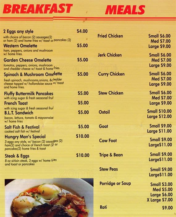 Mr Big's Menu, Menu for Mr Big's, Mississauga, Toronto Urbanspoon/Zomato