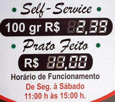 Restaurante Tempero D'casa cardápio