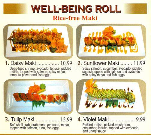 Akane menu
