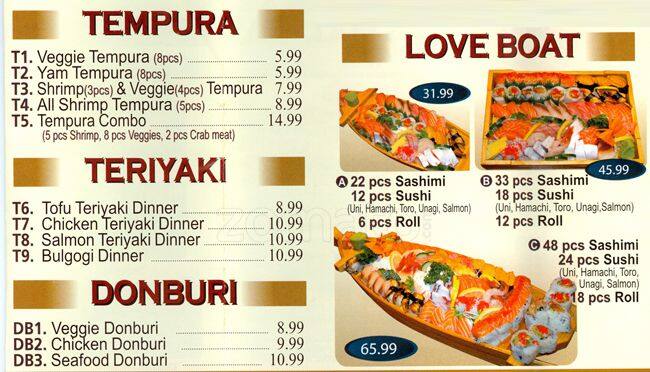 Akane menu