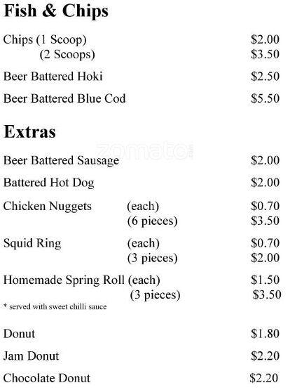 Padi Kitchen menu