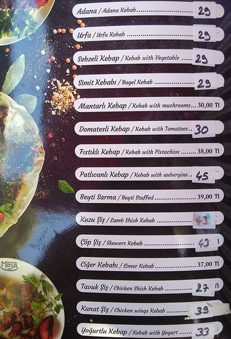 masa gaziantep mutfagi menu masa gaziantep mutfagi incirli istanbul icin menu