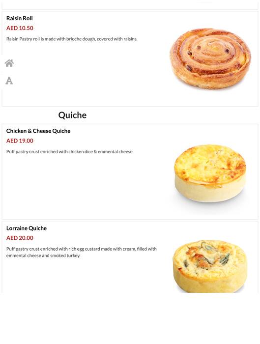 Menu at French Bakery, Dubai, DubaiAl Ain Road