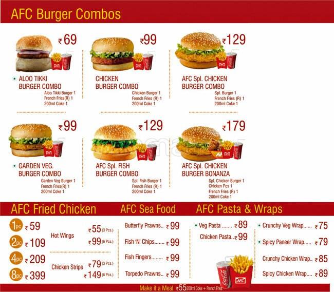 American Fried Chicken Menu, Menu for American Fried Chicken, Kandivali ...