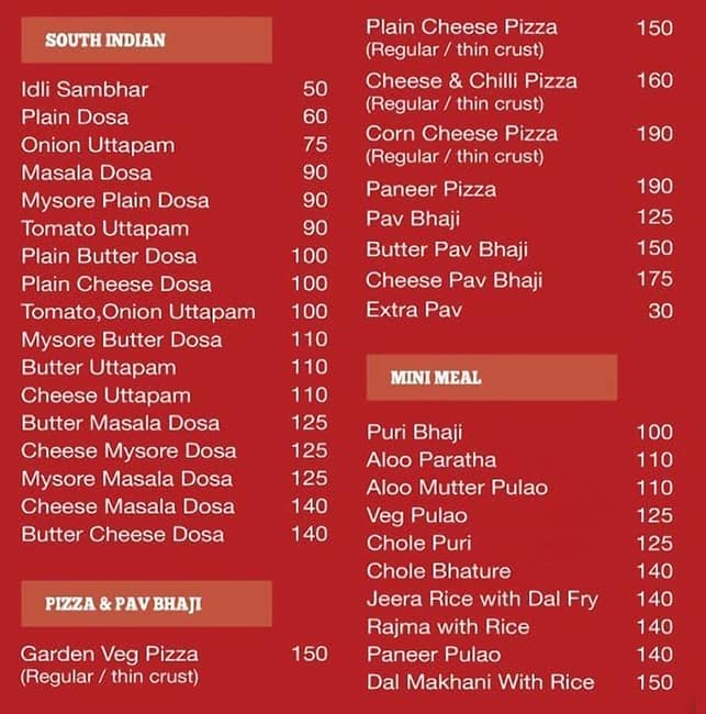 Kadhai menu