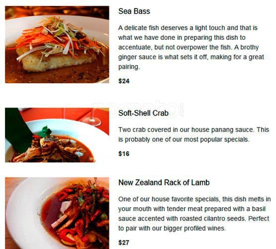 Menu at Spoon Eastside restaurant, Atlanta, 749 Moreland Ave SE