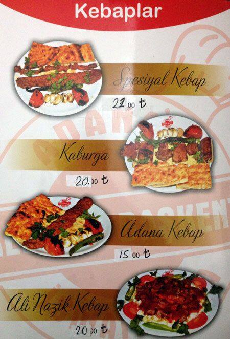 adanali ismail usta menu adanali ismail usta emek ankara icin menu