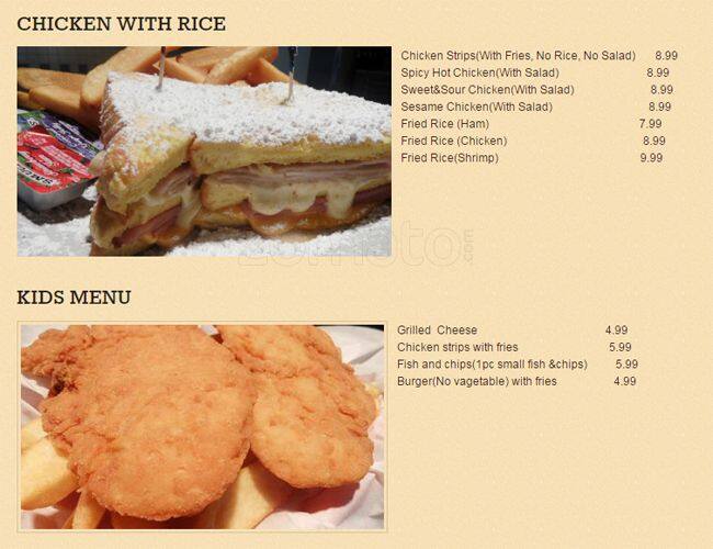 Menu at BLUE OCEAN FISH&CHIPS restaurant, Port Orchard