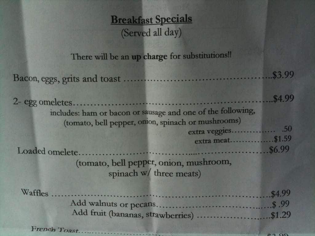 Menu at Williams Confectionery Crafts desserts,  alive breathing Oak