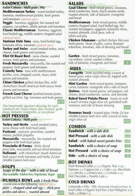 The Picnic Basket Menu, Menu for The Picnic Basket, Midtown, New York ...