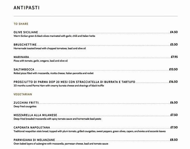Portobello Ristorante Pizzeria Menu Zomato UK