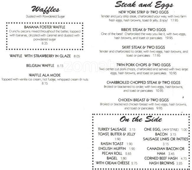 Sunmist Restaurant of Addison меню