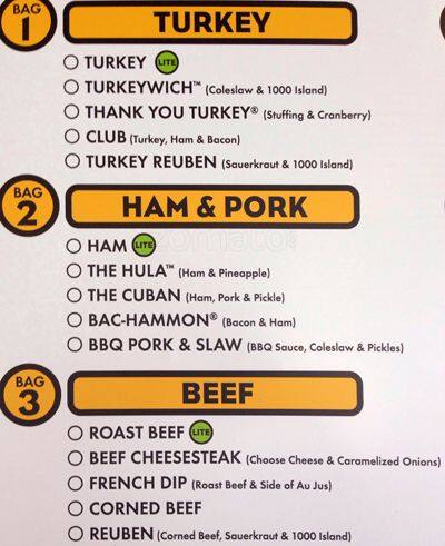 Which Wich Menu, Menu for Which Wich, Deep Ellum, Dallas - Urbanspoon