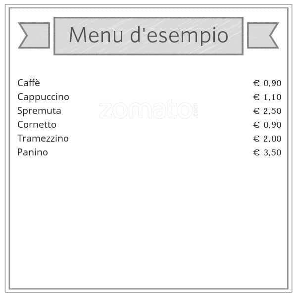 Menu di Il Caffè delle Meraviglie 