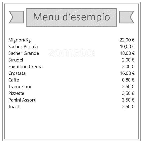 Menu di Gipsy Bar 