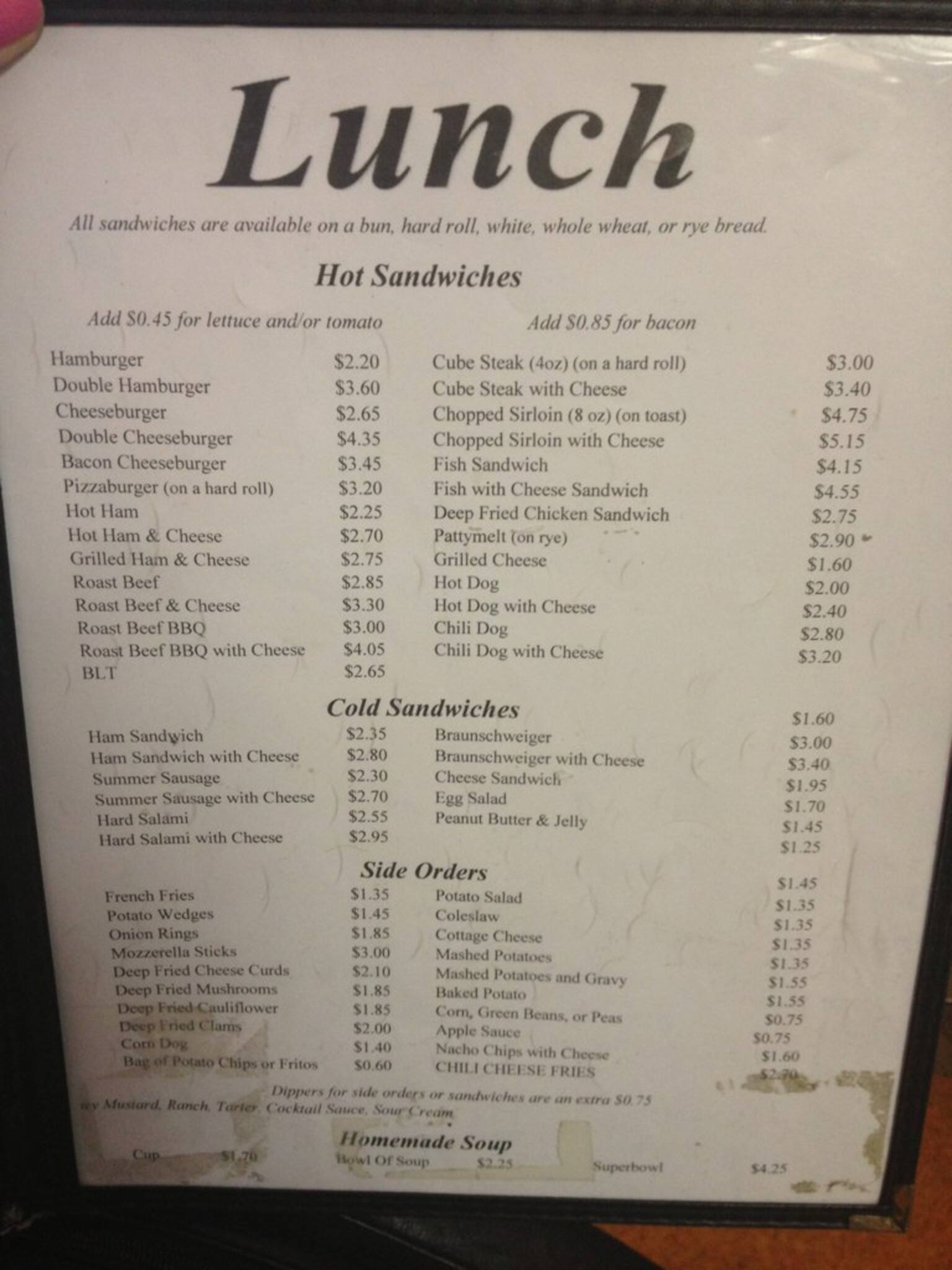 Crystal Creek Dairy House Menu Urbanspoon/Zomato