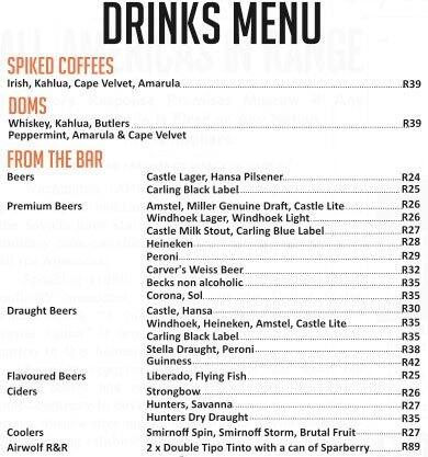 Pizzaghetti Lenasia Menu Prices