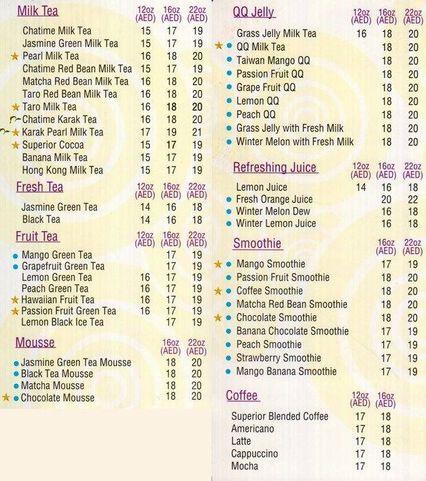 Chatime Bubble Tea Nutrition Facts Home Alqu