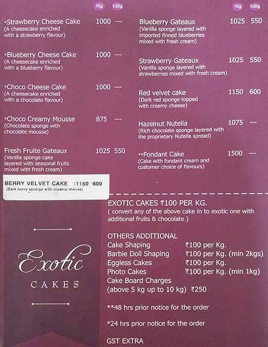 Hot Breads menu