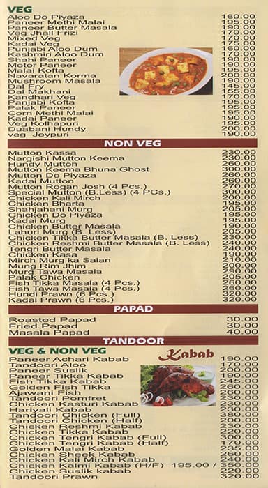 Mehmaan Menu Menu For Mehmaan New Town Kolkata