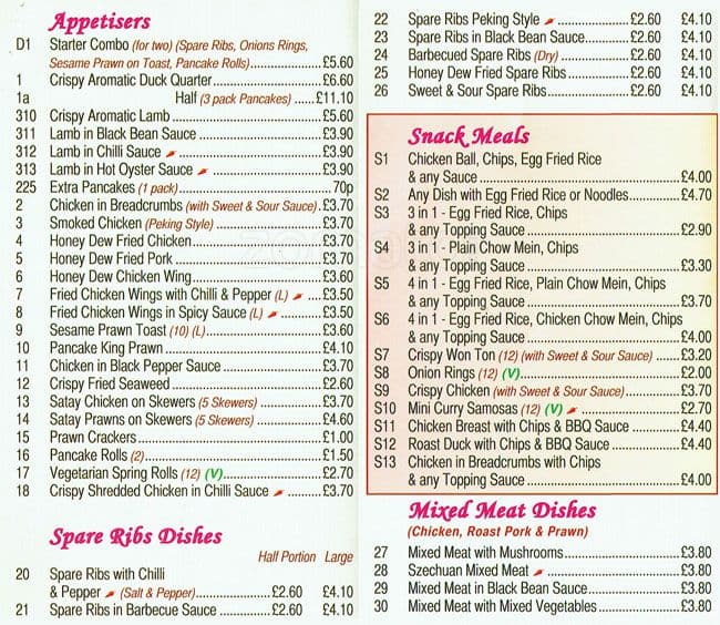 New Beijing Menu, Menu for New Beijing, Upminster, London Zomato UK