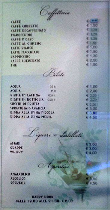 Menu di Plaza Cafe 