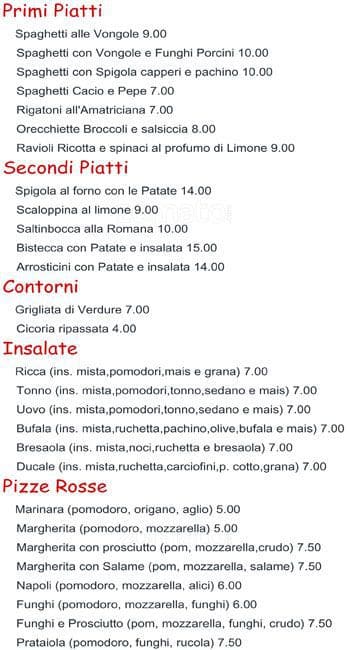 Menu di Paperi e Papere 