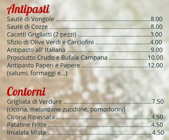 Menu di Paperi e Papere 