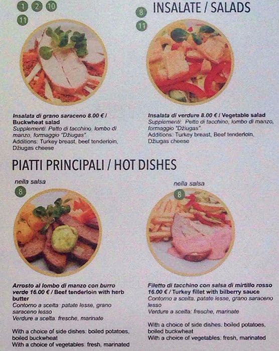Menu di Lithuanian Booth Restaurant 