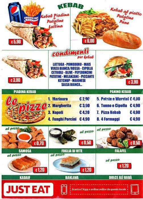 Menu di Chicken Hut 