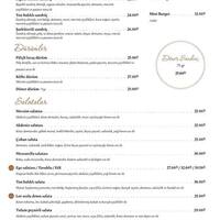 Menu At Emirgan Sutis Istanbul Sakip Sabanci Cd No 46 D No 46
