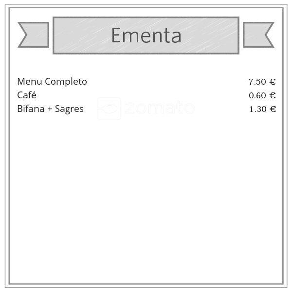 Ti Candida Loures menu
