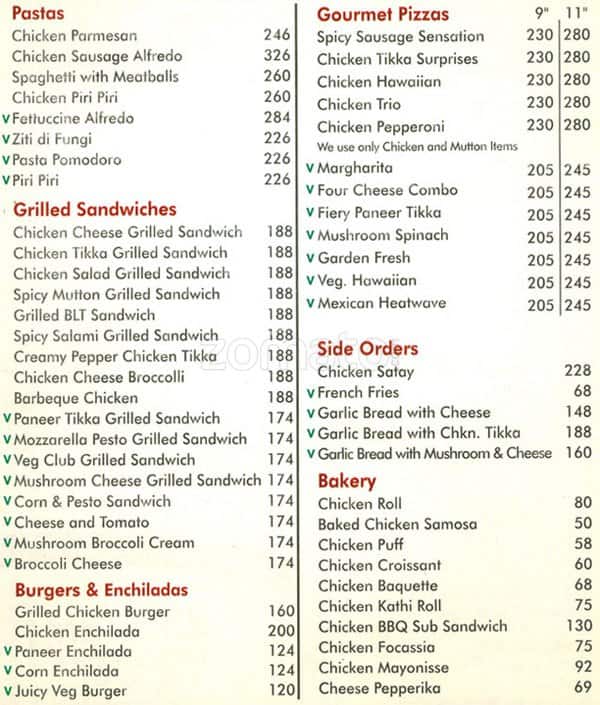 OvenFresh Menu, Menu for OvenFresh, Sector 17, Chandigarh Zomato