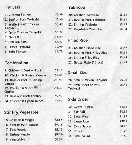 Carta de Community Grocery