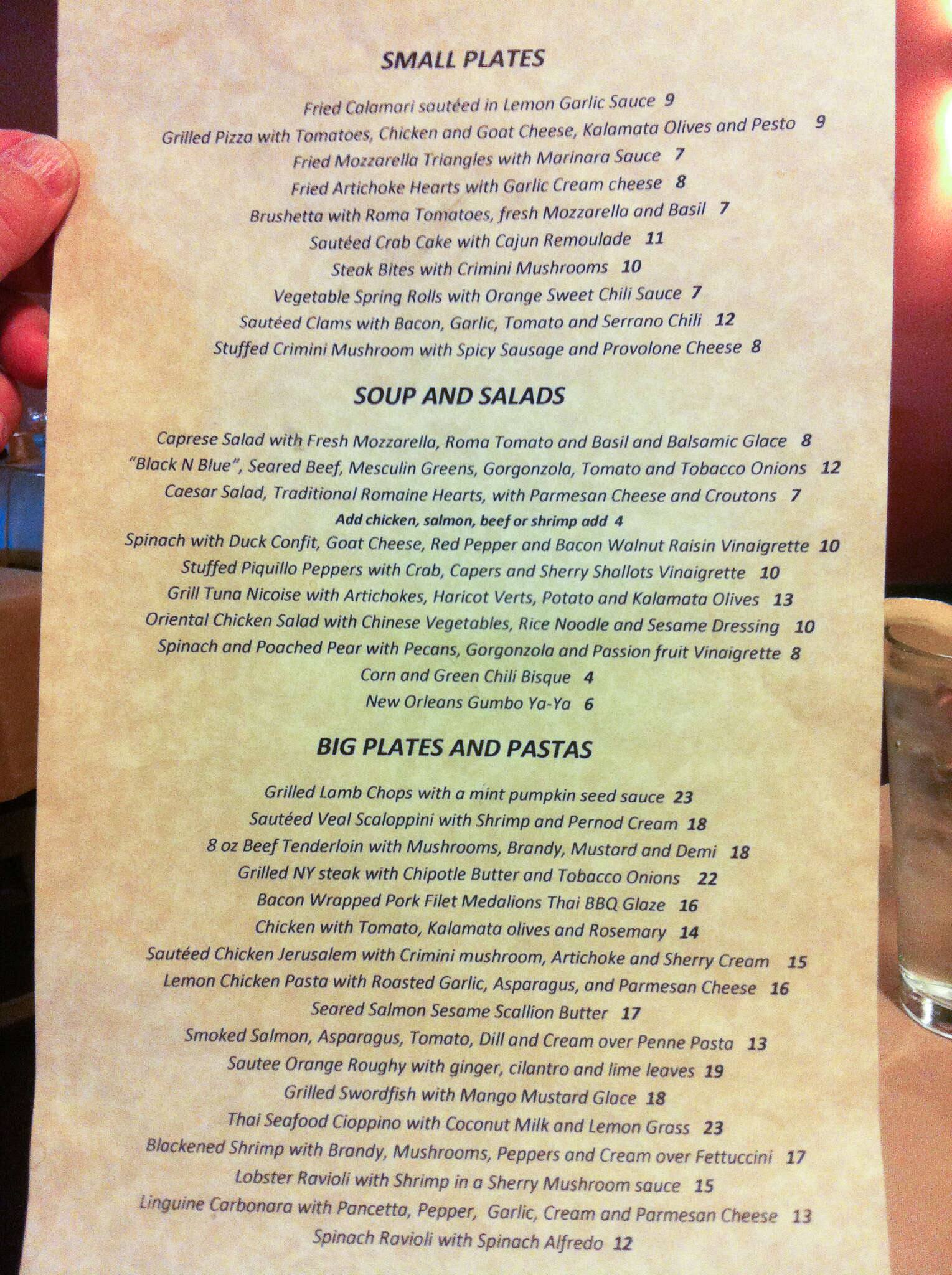 Opus World Bistro Menu, Menu for Opus World Bistro, Westside, El Paso ...