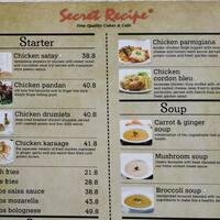 Secret Recipe Menu Menu For Secret Recipe Fatmawati Jakarta