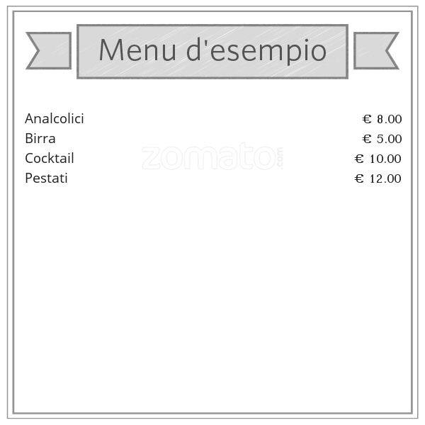 Menu di Agora Club 