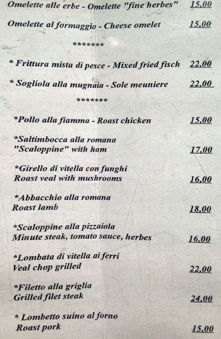 Menu di Ulpia 