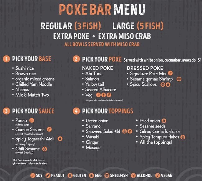 go fish poke menu