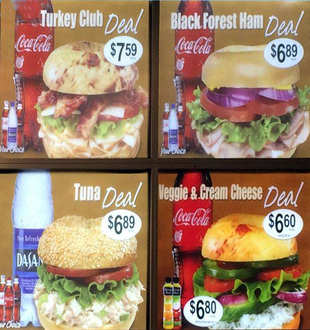 Menu at The Great Canadian Bagel, Ltd, Vaughan, Hwy 7 101