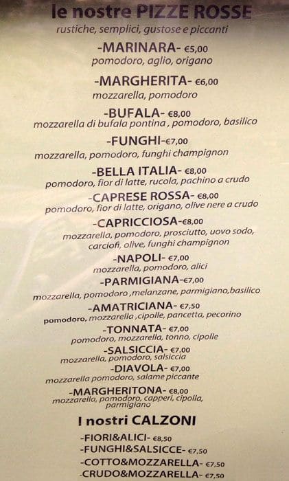 Menu di Semplice 