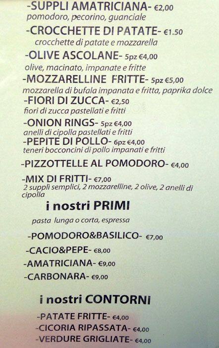 Menu di Semplice 