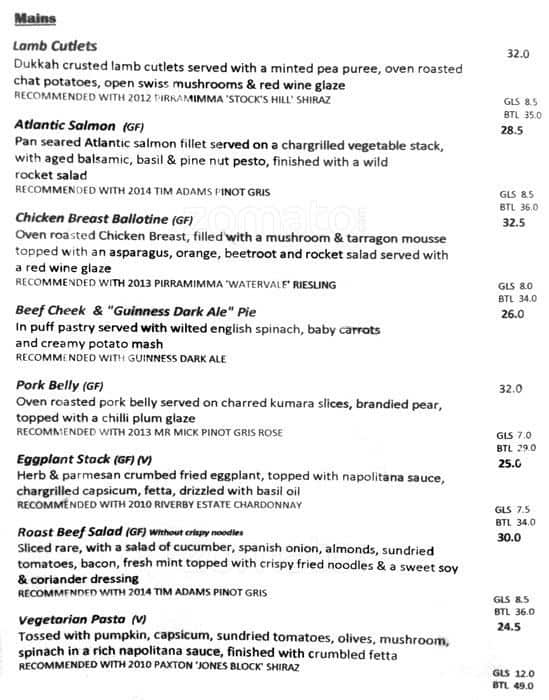Menu at Three Brothers Arms pub & bar, Macclesfield