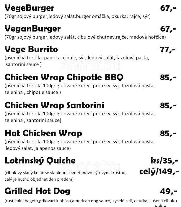AutoDaFood menu
